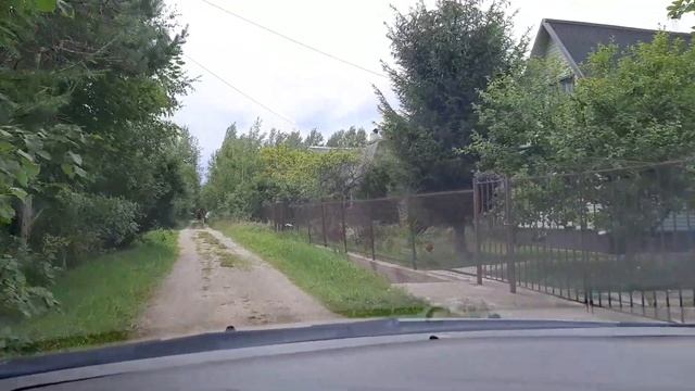 август. участок 6 соток до начала работ.