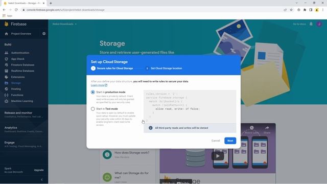 PLEASE use FIREBASE to upload files...