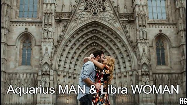 Aquarius MAN  Libra WOMAN  Love Compatibility Best Match Perfect Life Partner friend !