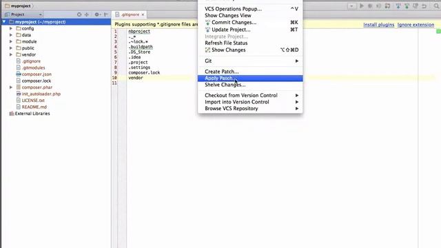 Git and PhpStorm