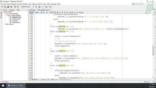 30 - Linked Lists: Run Time Application Java