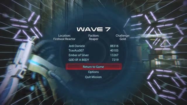 Mass Effect 3 - Geth Infiltrator Build versus Reapers (Gold/Firebase Reactor)