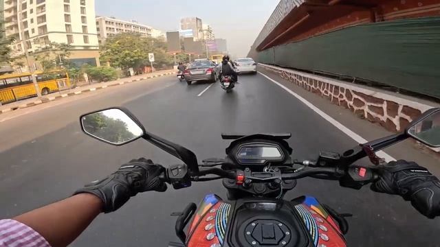 Dominar 400 | Raw Sound | Ride to Work | GoPro Hero 11