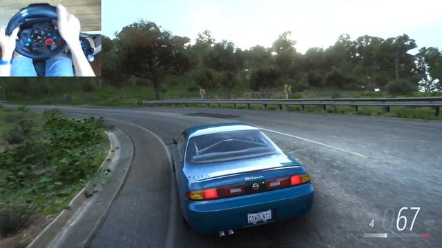 NISSAN SILVIA KS 1994 | Forza Horizon 5 | Logitech G29 Gameplay