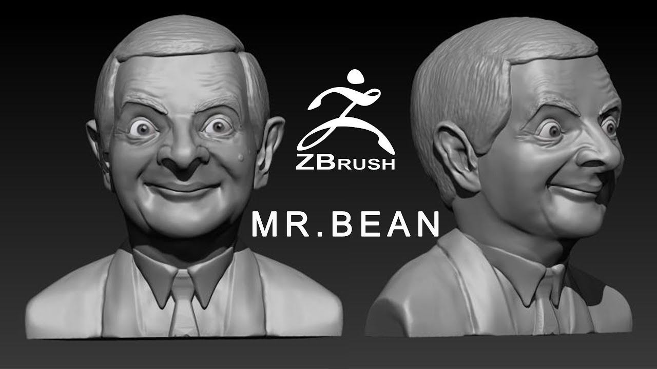 Fast sculpt mr Bean in ZBrush