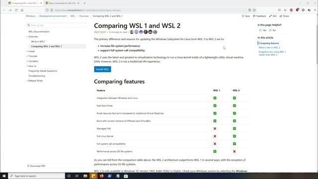 How to Setup Windows Subsystem for Linux (WSL) in Windows 10 | Version 1 and 2