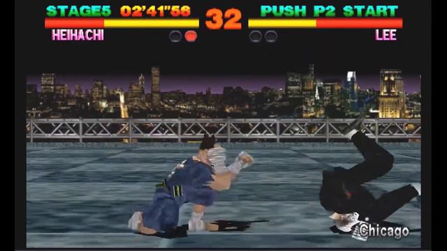 Tekken 1 - Heihachi Mishima DuckStation 1080p