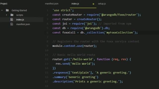 05 - Scripts And Accessing The Database With Foxx