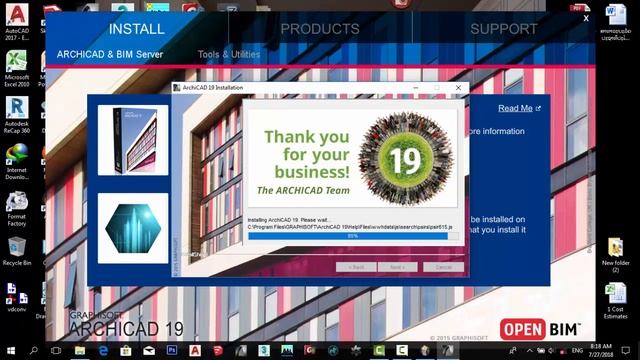 How to Install Archicad 19 Full Crack  ການຕິດຕັ້ງ Archicad 19