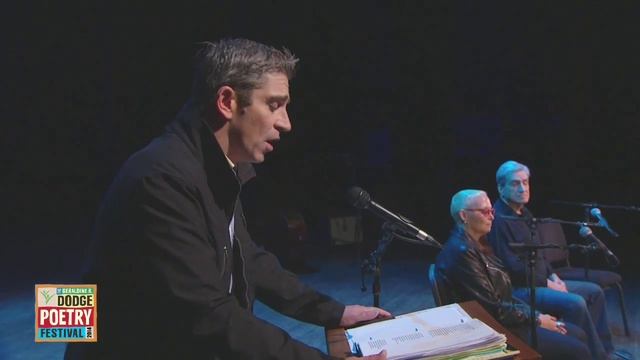 Richard Blanco reads at the 2014 Dodge Poetry Festival