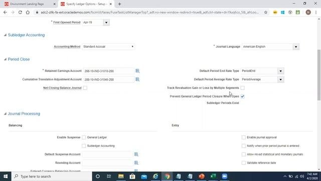 Oracle Fusion Functional - Day 15 Ledger Creation