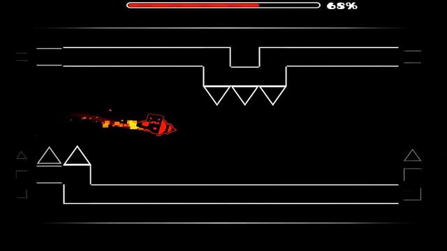 Запаздалый ролик  - Geometry Dash  - Cant Let Go  - 3 монетки