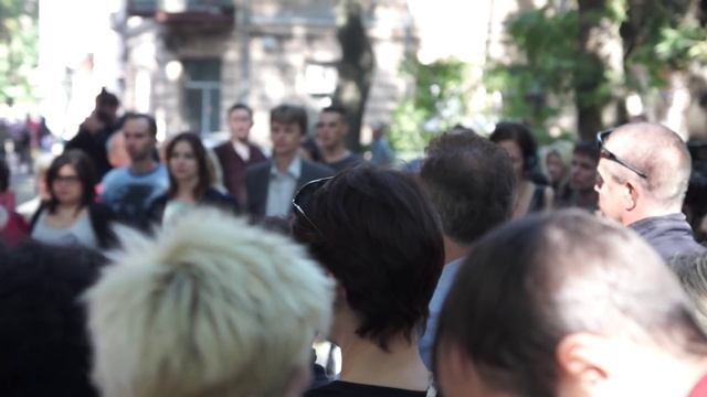 Встреча команды Саакашвили с жителями Приморского района