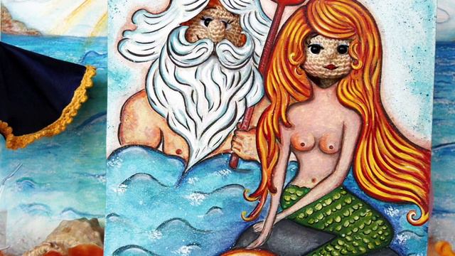Нептун и Русалка, пляжная тантамареска, кукольные истории