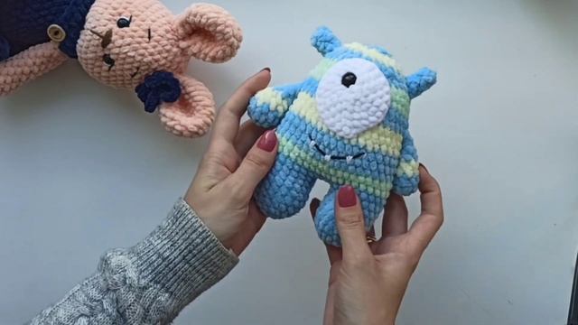 Вязаные игрушки из плюша. Почему не продаются. Моя история вязания.