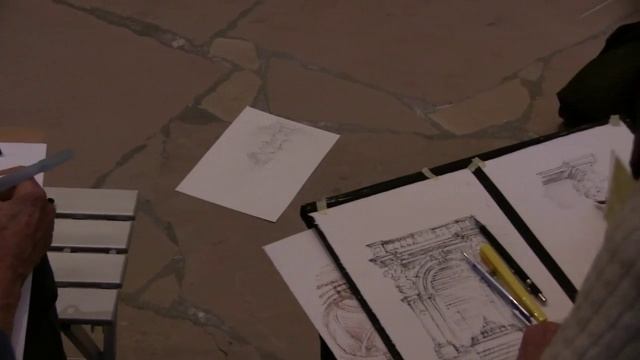 Paris cité de l'architecture - performance artistique vue par Gg ( 2015/10/15 )