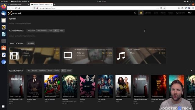 INSTALLING TAUTULLI DOCKER USING PORTAINER ON RASPBERRY PI 4 – EPISODE 24