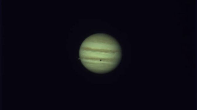 Тень Ио на Юпитере 22.07.2023 в 150-мм телескоп-рефлектор