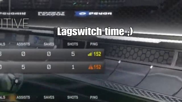 Using a Lag Switch to win in Rocket League