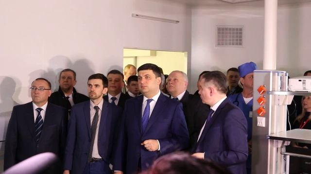 Гройсман на відкритті оновленої реанімації у Вінниці. 7.03.17