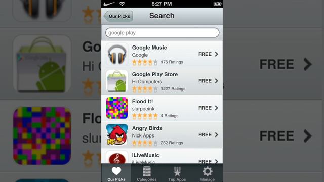 how to get the google play store on ios