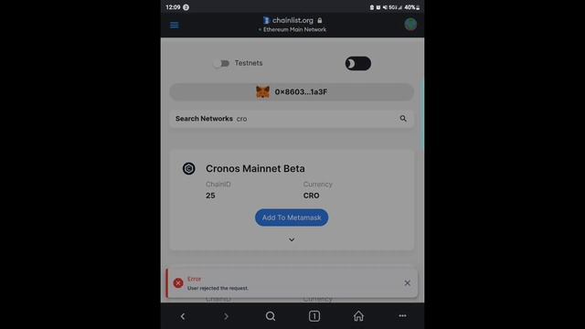 Import Crytpo.com Defi Wallet to Metamask and get CDC Private Key *Updated*