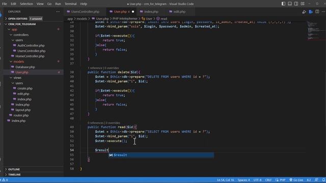 Пишем с нуля "Mini CRM system" на PHP8 & SQL используя ООП. Часть - 2