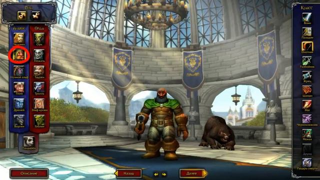 World of Warcraft  выбор  расы и класса для новичка