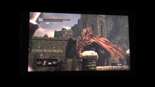 Dark Souls - Fighting the Hellkite Dragon