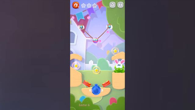 CUT THE ROPE REMASTERED Gameplay Walkthrough Part 8 - Easter Story Levels Apple Arcade