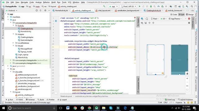 [Part 7] Get and show chat message using firebase real time database in Android Studio using Kotlin
