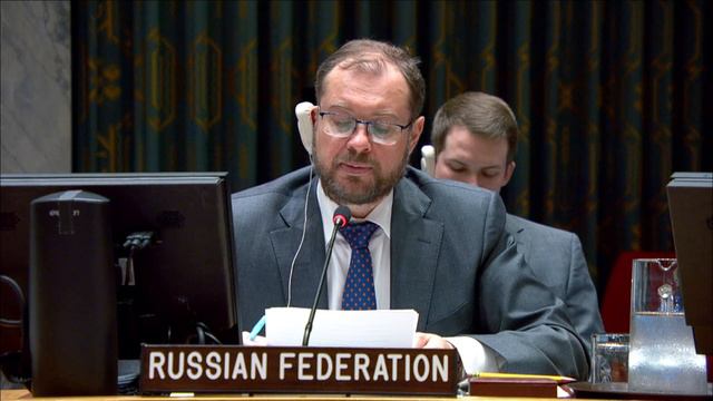 Выступление Д.С.Чумакова на заседании СБ по теме «Поддержание международного мира и безопасности»