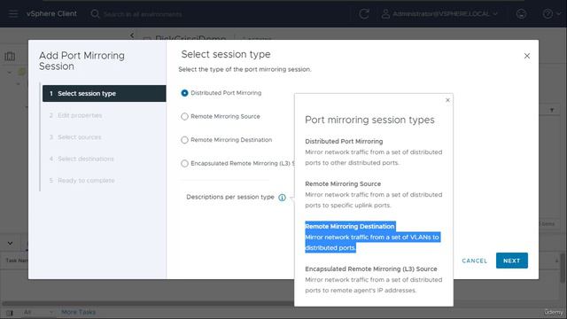 26. Demo Configure Port Mirroring