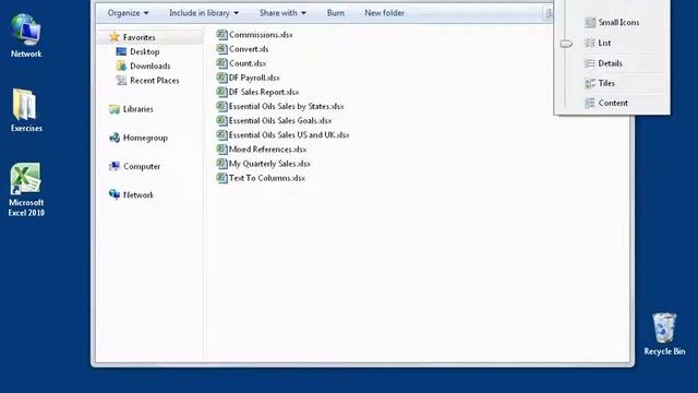 Excel 2010: Convert to Excel 2010