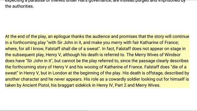 Henry 4 Part 2 || by William Shakespeare || Brief Summary