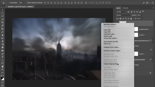 Edit and Mix Cityscape Colors in Photoshop