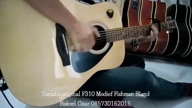 Jual Gitar Yamaha F310 modif elektrik preamp Fishman presy Bland