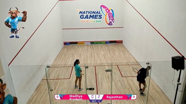 Quarter Finals - Court 4- Women's & Men's Team - National Games 2023 - Goa
