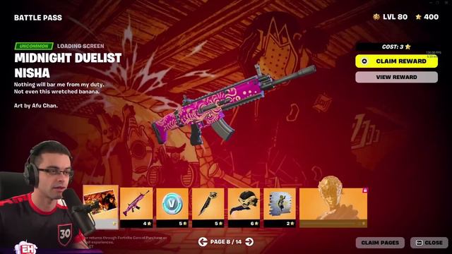 Nick Eh 30 Reacts To The Chapter 5 BATTLE PASS!