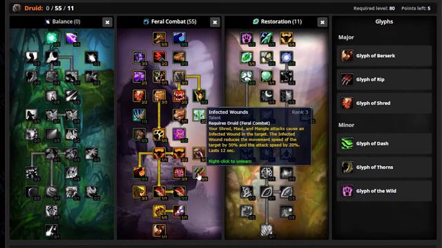WOTLK Classic Feral PvP Talents