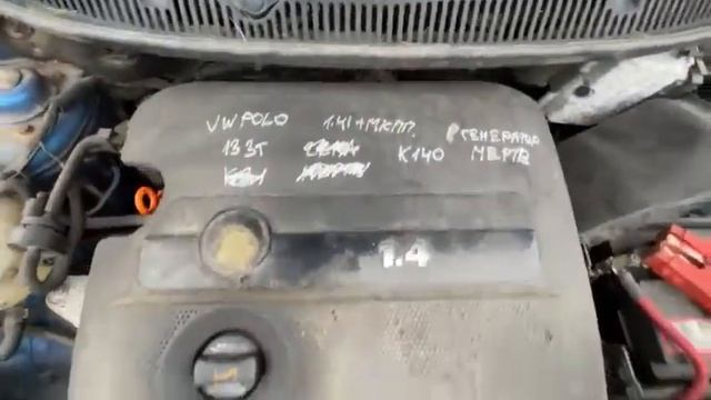 K140 - engine test VW Polo 4 pre-facelift 1.4i / BKY / 5sp.man