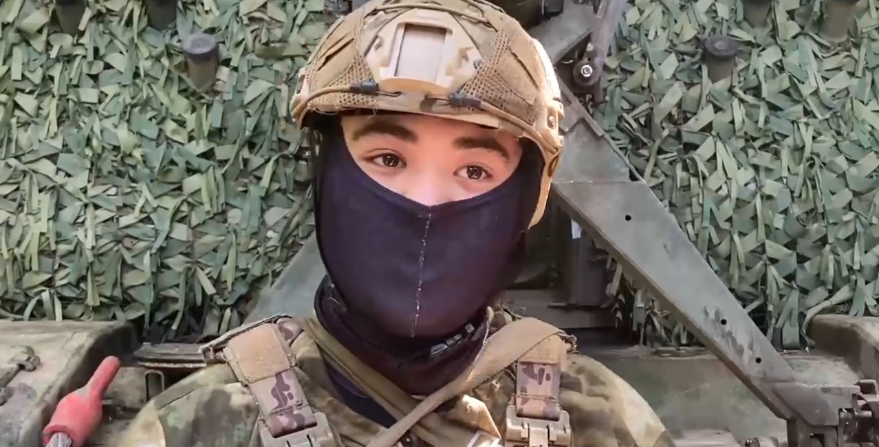 командир расчета самоходной гаубицы «Мста-С» группировки войск «Запад» с позывным «Буран».