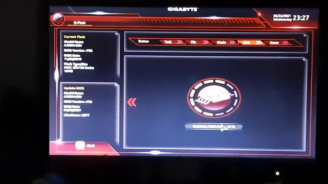 HOW TO UPDATE GIGABYTE A320 S2H BIOS  UPDATE F50 TO F53