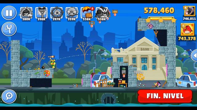 Angry Birds Friends Level 1 Tournament 1194 Highscore POWER-UP walkthrough
