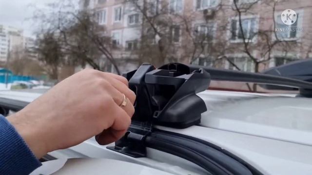 Установка багажной системы INNO