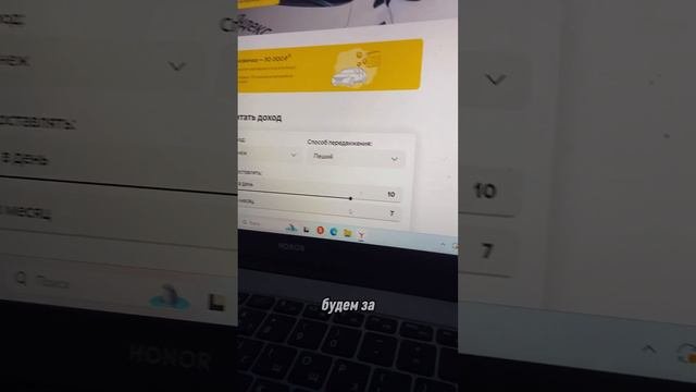 Доход пешего курьера в Воронеже.