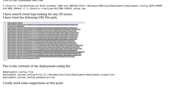 Install Java JRE using System- Level Configuration for Windows 7