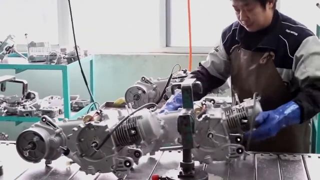 Как делают  скутера и мопеды в Китае