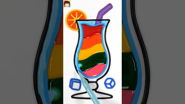 Do you like Cocktail 🌈   AWESOME PAINT HACKS   Satisfying Reverse Video #shorts