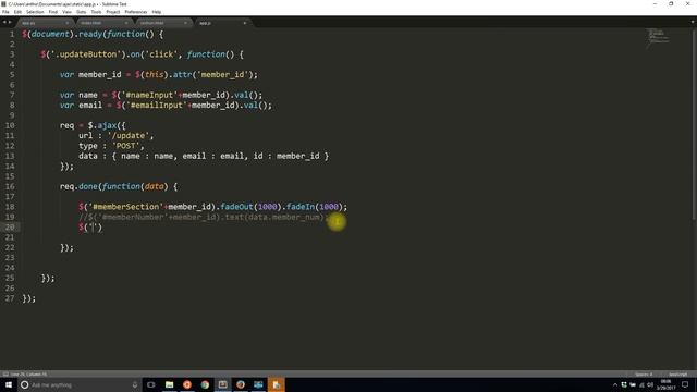 Using jQuery to Update HTML Without Refresh Part 2 of 2